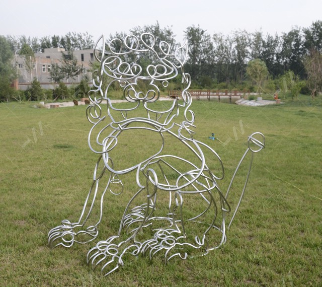 Γλυπτό από ανοξείδωτο ατσάλι