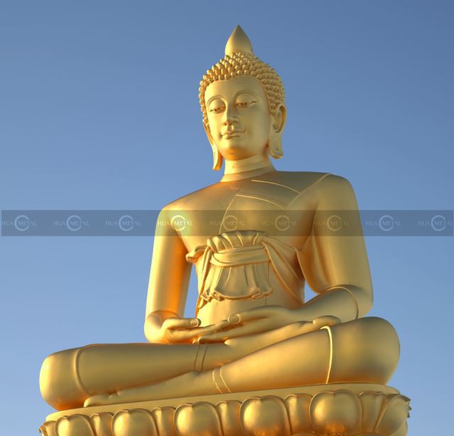 Μεγάλο Μπρούτζινο γλυπτό του Βούδα